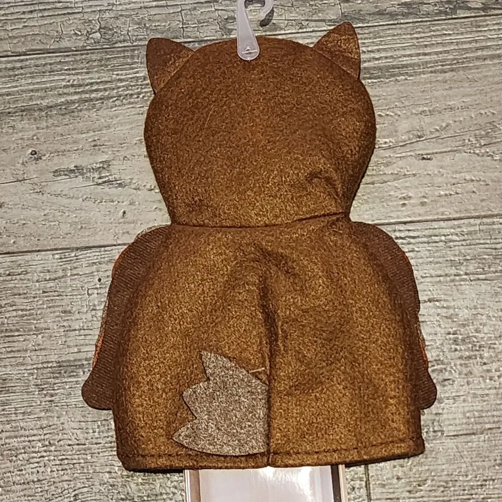 NWT Celebrate Together Fall Owl Wine Bottle Cover for Autumn Thanksgiving Dinner